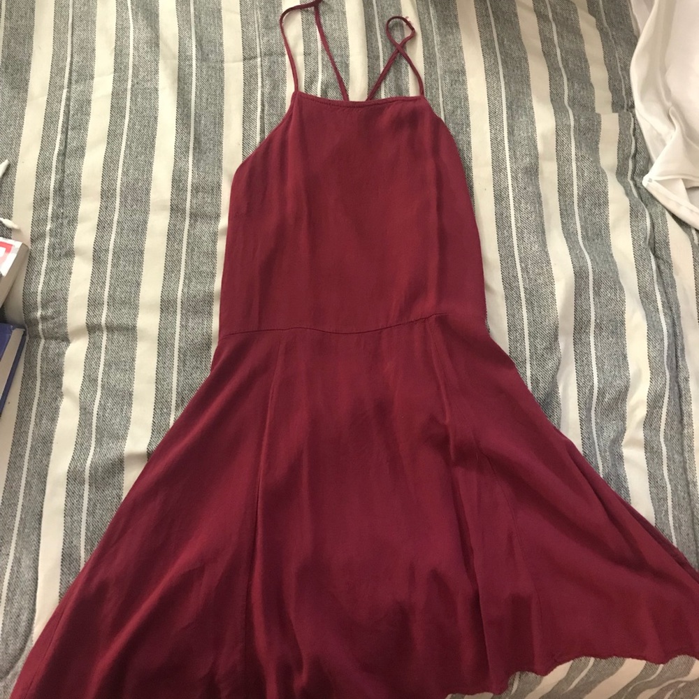 Skater backless dress